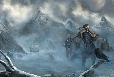 nordic art wallpaper